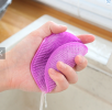 4 Packs Multi-Functional Stain-Removing Silicone Dishcloth Pot Washing Cloth