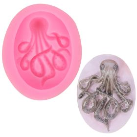 Western Baking Octopus Fondant Silicone Mold