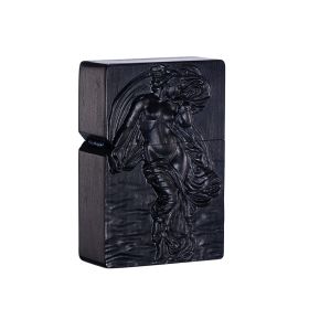 Boss Sandalwood Series Kerosene Lighter Brocade Box Packaging High-end Gift Lighter Factory Wholesale (Option: Rosewood Bath Woman-No Oil)