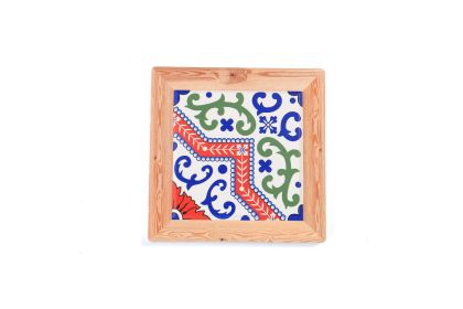 Chinese Style Ceramic Cork Cup Mat (Option: 10 Style)